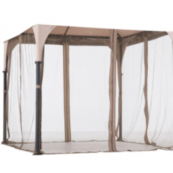 Gazebo Parts Direct Khaki Replacement Mosquito Netting For Bardine Gazebo (9X9 Ft) L-GZ375PST Sold At Rona/Target