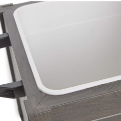 Gazebo Parts Direct Catalog Wood Look 60-Quart Outdoor Rolling Cooler