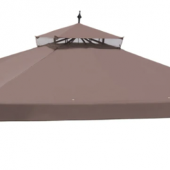 Gazebo Parts Direct Sunjoy Khaki+Dark Brown+Capulet Olive Replacement Canopy For Classic Scroll Gazebo (10X12 Ft) L-GZ288PST-4D Sold At Walmart CA Catalog