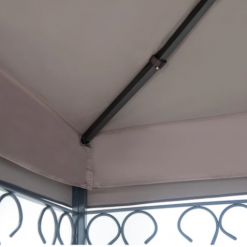 Gazebo Parts Direct Sunjoy Khaki+Dark Brown+Capulet Olive Replacement Canopy For Classic Scroll Gazebo (10X12 Ft) L-GZ288PST-4D Sold At Walmart CA Catalog