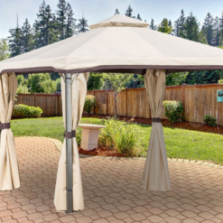 Gazebo Parts Direct Replacement Canopy And Net For Great Deal Furniture Sonoma Gazebo - Riplock 350