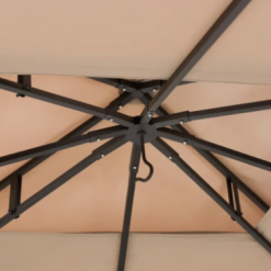 Gazebo Parts Direct Catalog Light Brown Replacement Canopy For Belcourt Gazebo (10X12 Ft) L-GZ472PST-C-A Sold At Home Depot