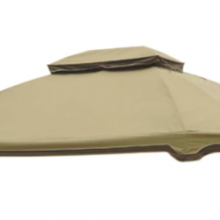 Gazebo Parts Direct Light Brown Replacement Canopy For Terrace Gazebo (10X12 Ft) L-GZ454PST-C