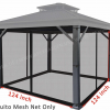 Gazebo Parts Direct UNIVERSAL 10 X 10 GAZEBO MOSQUITO REPLACEMENT SCREEN BLACK Catalog