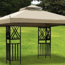 Gazebo Parts Direct 2 Tier 12x10' Gazebo Canopy Top Cover Replacement For Sunjoy L-GZ288PST-4H