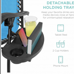 Gazebo Parts Direct Copy Of Set Of Two Adjustable Zero Gravity Lounge Chair Recliners For Patio, Pool W/Cup Holders - Catalog