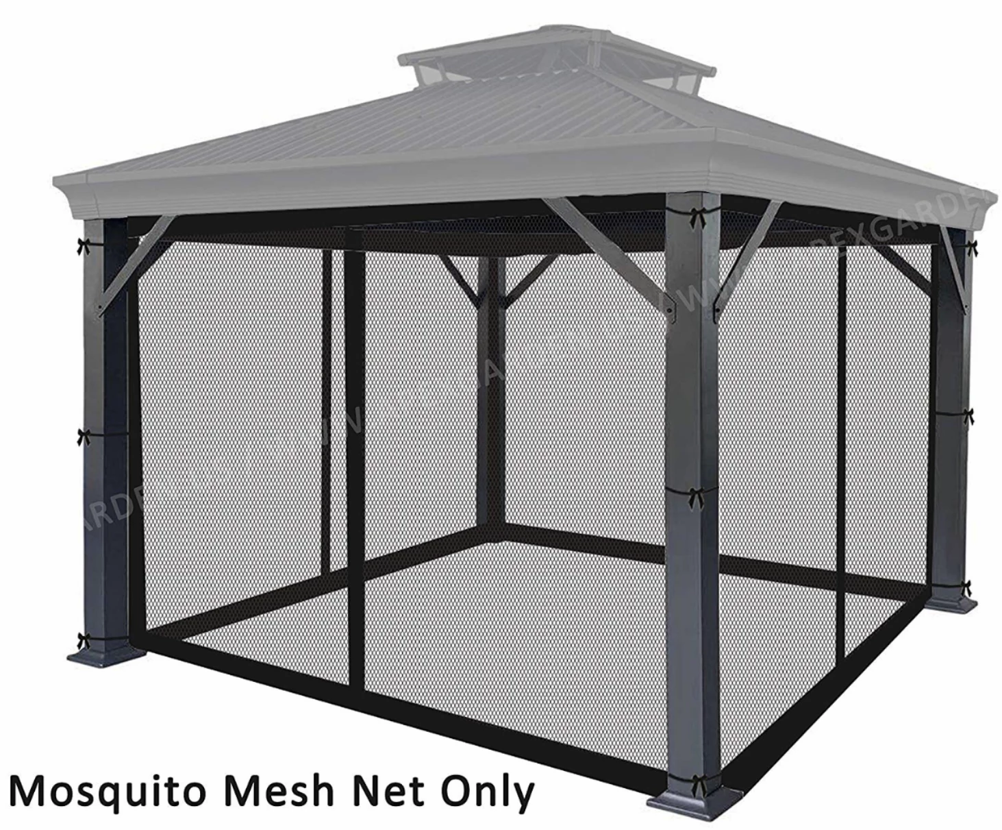Gazebo Parts Direct UNIVERSAL 10 X 10 GAZEBO MOSQUITO REPLACEMENT SCREEN BLACK Catalog 5 Gazebo Parts Direct UNIVERSAL 10 X 10 GAZEBO MOSQUITO REPLACEMENT SCREEN BLACK Catalog
