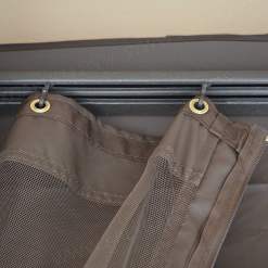 Gazebo Parts Direct Plastic Slide J Hooks For Gazebo Curtains/Mosquito Netting/The Track Of Lowe's Allen Roth #GF-12S004B,TPGAZ1-002 Gazebo - Quantity Of 36