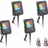 Gazebo Parts Direct GLW GPD Landscape Lights 10W Color Changing Flood Light With Remote Control IP65 Waterproof 16 Colors Changing 4 Mode 12V Outdoor Spotlight And More [4 Pack] Catalog