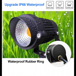 Gazebo Parts Direct 10W Landscape Lights 12V 24V 1000LM Warm White Low Voltage LED Waterproof Outdoor Lights (10Pack)