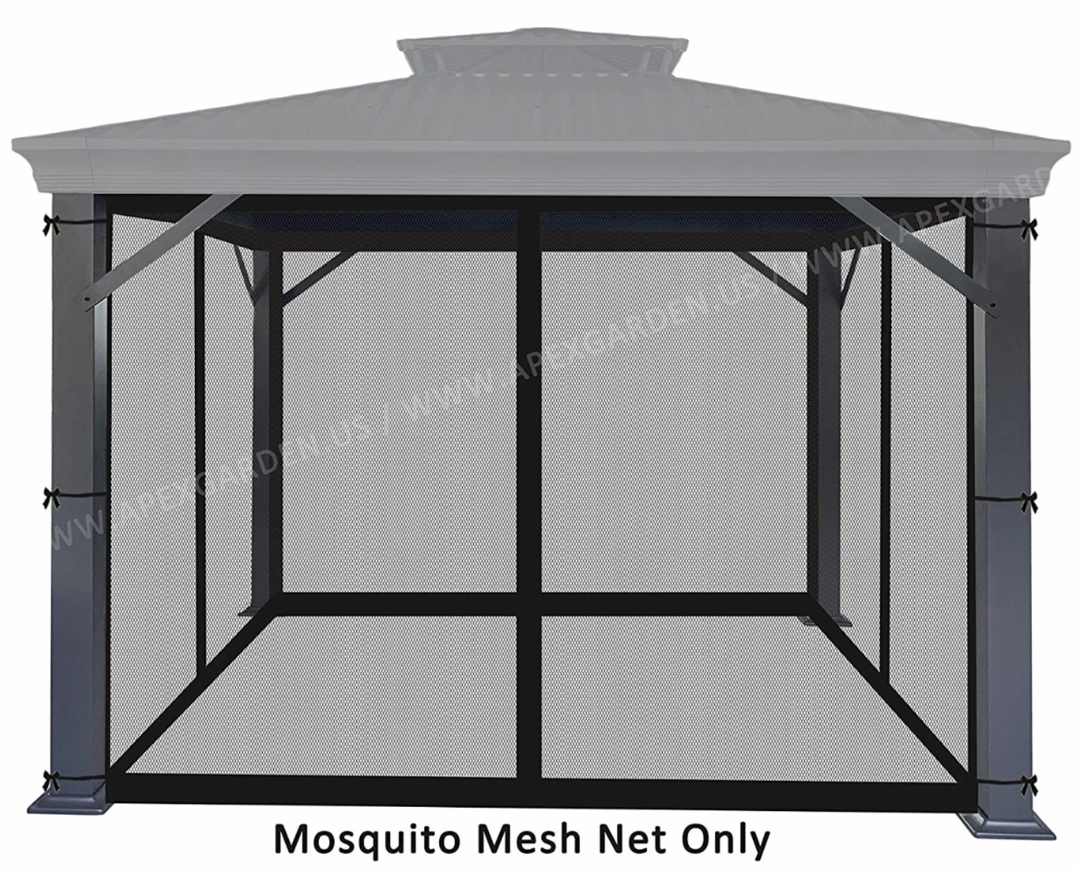 Gazebo Parts Direct UNIVERSAL 10 X 10 GAZEBO MOSQUITO REPLACEMENT SCREEN BLACK Catalog 4 Gazebo Parts Direct UNIVERSAL 10 X 10 GAZEBO MOSQUITO REPLACEMENT SCREEN BLACK Catalog