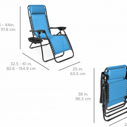 Gazebo Parts Direct Copy Of Set Of Two Adjustable Zero Gravity Lounge Chair Recliners For Patio, Pool W/Cup Holders - Catalog