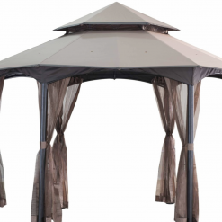Gazebo Parts Direct Sunjoy Khaki Replacement Canopy For South Bay Hexagon Gazebo (14X14 Ft) L-GZ793PST-A Sold At BigLots Catalog