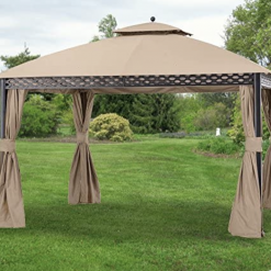 Gazebo Parts Direct Replacement Canopy For The Pinehurst Dome Gazebo - Standard 350 - Beige - Will NOT FIT Oakmont Gazebo