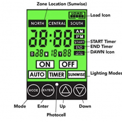 Gazebo Parts Direct Home GL33124 12V 120W Low Voltage Landscape Lighting Transformer With Dusk-to-Dawn Timer