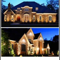 Gazebo Parts Direct 10W Landscape Lights 12V 24V 1000LM Warm White Low Voltage LED Waterproof Outdoor Lights (10Pack)