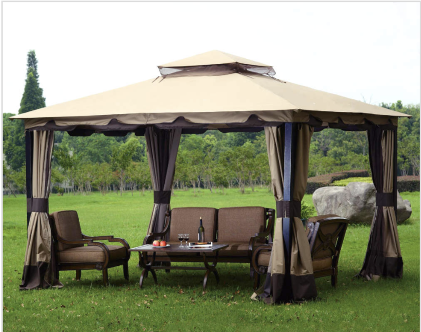 Gazebo Parts Direct Monterey Gazebo Replacement Canopy L-GZ215PST-4 350 4 Gazebo Parts Direct Monterey Gazebo Replacement Canopy L-GZ215PST-4 350