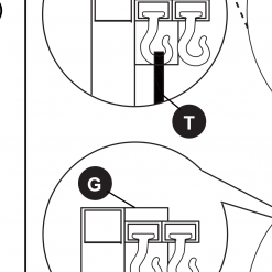 Gazebo Parts Direct Plastic Slide J Hooks For Gazebo Curtains/Mosquito Netting/The Track Of Lowe's Allen Roth #GF-12S004B,TPGAZ1-002 Gazebo - Quantity Of 36