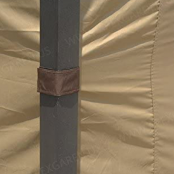 LOWES Asheville 10 X12 Full Set Gazebo Curtains 4 Sides With Zippers