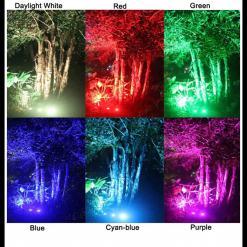 Gazebo Parts Direct Catalog Landscape Lighting 6W RGB Remote Control LED Landscape Lights 12V Waterproof Color-Changing Decorative Lights For Indoors Outdoors(8 Pack)