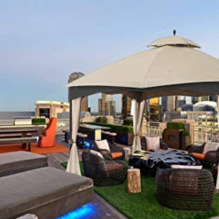 Gazebo Parts Direct Massilon Gazebo 12' X 10' Cabin-Style Soft Top Gazebo Top For Model L-GZ933PST Beige Catalog