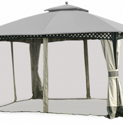 Gazebo Parts Direct Catalog Windsor Original Replacement L-GZ717PST-C 10x12 Canopy For Windsor Sold At Big Lots Beige