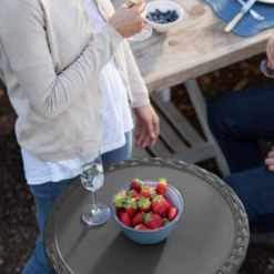 Gazebo Parts Direct Catalog COOLER TIKI BAR Outdoor Patio Furniture And Hot Tub Side Table With 7.5 Gallon Beer And Wine Cooler