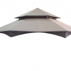 Gazebo Parts Direct Sunjoy Khaki Replacement Canopy For South Bay Hexagon Gazebo (14X14 Ft) L-GZ793PST-A Sold At BigLots Catalog