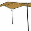 Gazebo Parts Direct BEST 12 X 12 Ft Outdoor Patio Swan Gazebo Canopy For Backyard, Iron, 250gsm Polyester Canopy, Beige