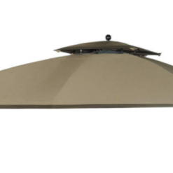 Gazebo Parts Direct Windsor Original Replacement L-GZ717PST-C 10x12 Canopy For Windsor Sold At Big Lots Khaki Catalog
