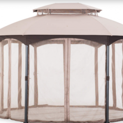 Gazebo Parts Direct Replacement Netting For The Manhattan Oval Gazebo - Beige Catalog