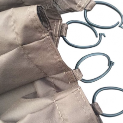 Gazebo Parts Direct Catalog Lowes Allen & Roth 4 Poles Brown Corner Curtain Set For Lowe's 10' X 12' Gazebo Model #GF-12S004BTO / GF-12S004B-1 (Corner Curtains Only)