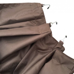 Gazebo Parts Direct Catalog Lowes Allen & Roth 4 Poles Brown Corner Curtain Set For Lowe's 10' X 12' Gazebo Model #GF-12S004BTO / GF-12S004B-1 (Corner Curtains Only)