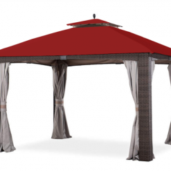 Gazebo Parts Direct Catalog Replacement Canopy Riplock 350 For The Augusta Gazebo L-GZ1190PST - RED