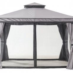 Gazebo Parts Direct Catalog Shadow Creek Black Replacement Mosquito Netting For Soft Top Gazebo (10X12) L-GZ1140PST-C1