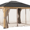 Gazebo Parts Direct Catalog Sunjoy Universal Curtains And Mosquito Netting For 11 Ft. ×13 Ft. Wood-Framed Gazebos